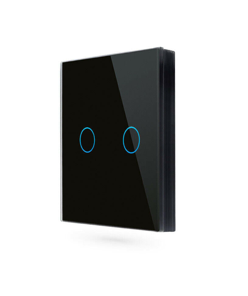 Modern Black Smart Light Switch by iHelios Living Reinvented - Innovative Home Automation